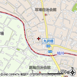 神奈川県相模原市緑区下九沢1386周辺の地図