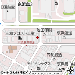 東京都大田区京浜島2丁目3-10周辺の地図