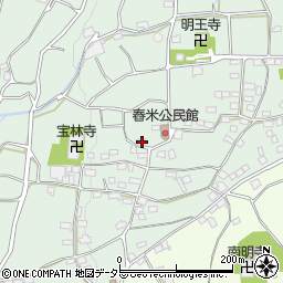 山梨県南巨摩郡富士川町舂米1243周辺の地図