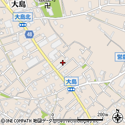 神奈川県相模原市緑区大島3046周辺の地図