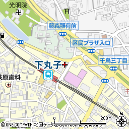 三井住友銀行下丸子支店周辺の地図