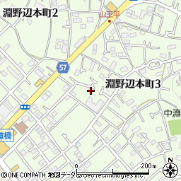 神奈川県相模原市中央区淵野辺本町3丁目22-46周辺の地図