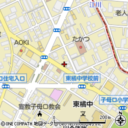 神奈川県川崎市高津区子母口331周辺の地図