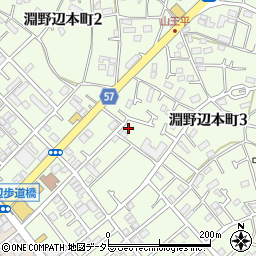 神奈川県相模原市中央区淵野辺本町3丁目22-40周辺の地図