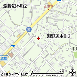 神奈川県相模原市中央区淵野辺本町3丁目22-44周辺の地図