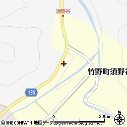 兵庫県豊岡市竹野町須野谷86周辺の地図