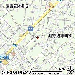 神奈川県相模原市中央区淵野辺本町3丁目22-42周辺の地図