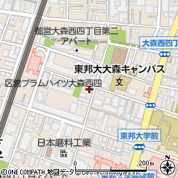 東京都大田区大森西4丁目18-10周辺の地図