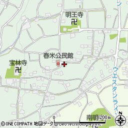 山梨県南巨摩郡富士川町舂米1636周辺の地図