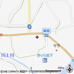 岐阜県中津川市坂下415周辺の地図