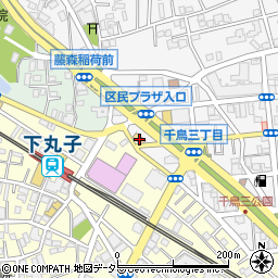 東京都大田区千鳥3丁目12-16周辺の地図