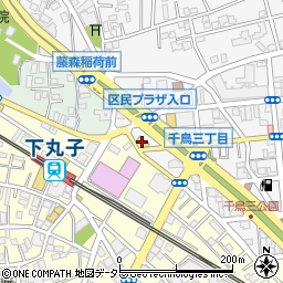 ファミリーマート大田千鳥三丁目店周辺の地図