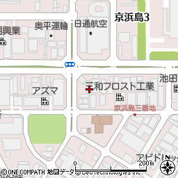 東京都大田区京浜島2丁目3-17周辺の地図