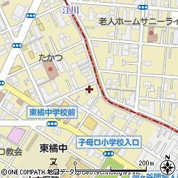神奈川県川崎市高津区子母口518-8周辺の地図