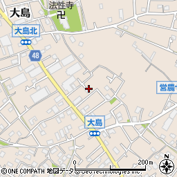 神奈川県相模原市緑区大島3046-6周辺の地図