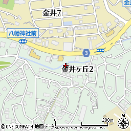 東京都町田市金井ヶ丘2丁目25-8周辺の地図