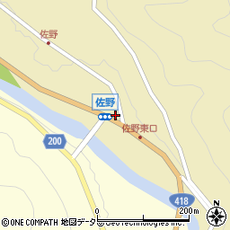 岐阜県山県市佐野66周辺の地図