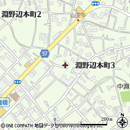 神奈川県相模原市中央区淵野辺本町3丁目22-57周辺の地図