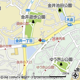 ソフトバンク町田金井周辺の地図