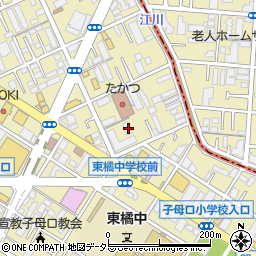 神奈川県川崎市高津区子母口512周辺の地図