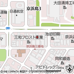 東京都大田区京浜島2丁目3-5周辺の地図