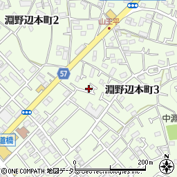 神奈川県相模原市中央区淵野辺本町3丁目22-58周辺の地図