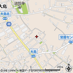 神奈川県相模原市緑区大島3046-7周辺の地図