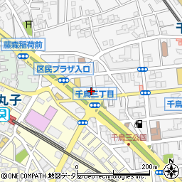 東京都大田区千鳥3丁目12-9周辺の地図