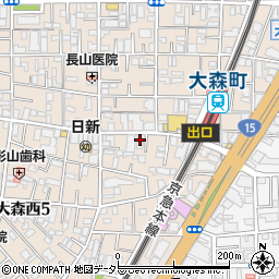美喜生花店周辺の地図