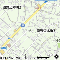 神奈川県相模原市中央区淵野辺本町3丁目22-59周辺の地図