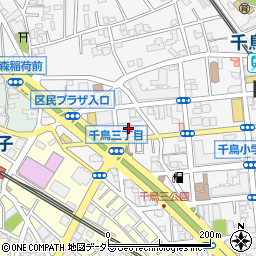 フローラ蒲田周辺の地図