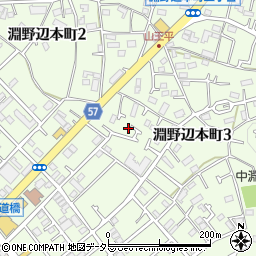 神奈川県相模原市中央区淵野辺本町3丁目22-56周辺の地図