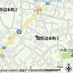 神奈川県相模原市中央区淵野辺本町3丁目22-19周辺の地図