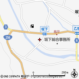 岐阜県中津川市坂下1620周辺の地図