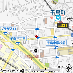 東京都大田区千鳥3丁目14-11周辺の地図