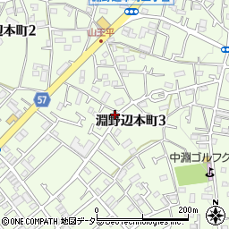 神奈川県相模原市中央区淵野辺本町3丁目22-22周辺の地図