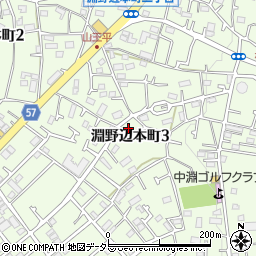 神奈川県相模原市中央区淵野辺本町3丁目23周辺の地図