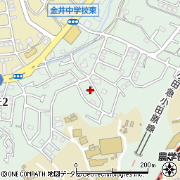 東京都町田市金井ヶ丘2丁目41-10周辺の地図