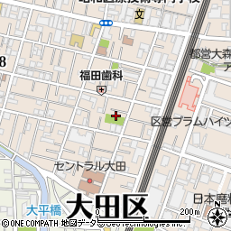 東京都大田区中央8丁目36周辺の地図