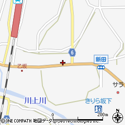 岐阜県中津川市坂下965周辺の地図
