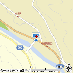 岐阜県山県市佐野72周辺の地図