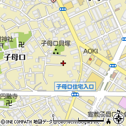 神奈川県川崎市高津区子母口242周辺の地図