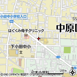 ドミノ・ピザ武蔵小杉店周辺の地図