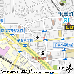 東京都大田区千鳥3丁目14-15周辺の地図