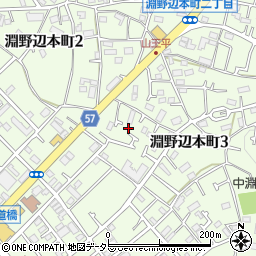 神奈川県相模原市中央区淵野辺本町3丁目22-55周辺の地図