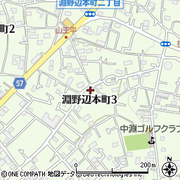 神奈川県相模原市中央区淵野辺本町3丁目23-4周辺の地図