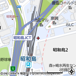 東京都大田区昭和島2丁目周辺の地図
