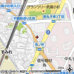 clef 武蔵小杉店周辺の地図