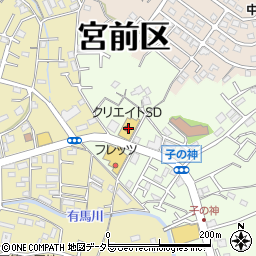 クリエイトエス・ディー　川崎野川店薬局周辺の地図