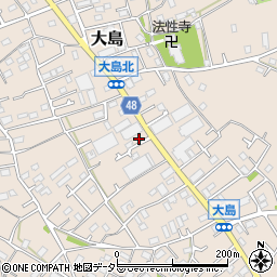 神奈川県相模原市緑区大島3029-9周辺の地図